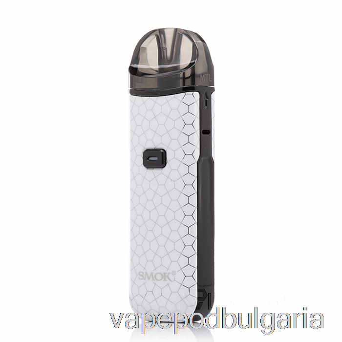 Vape 10000 Дръпки Smok Nord Pro 25w Pod Kit White Armor